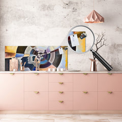 Wide format Wall panel - Design backsplash - Abstract Graphics Series: Colors in us