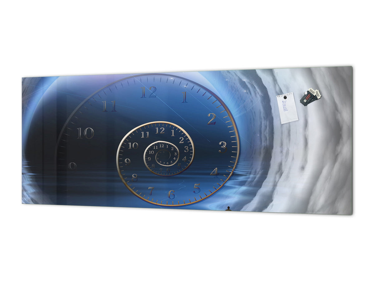 Wide format Wall panel - Design backsplash - Abstract Graphics Series: Space and time