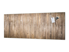 Wide format Wall panel - Design backsplash BBS21: Textures and tiles 2 Series: Vintage wood panel