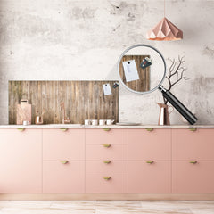 Wide format Wall panel - Design backsplash BBS21: Textures and tiles 2 Series: Vintage wood panel