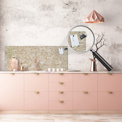 Stylish glass backsplash - Photo glass upstand w/wo magnetic properties - Decorative Surfaces Series: Floral lace