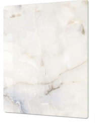 Cubre vitro de cristal templado de Gran Tamaño - Serie de flores DD06A Dalia Dibujado a mano
