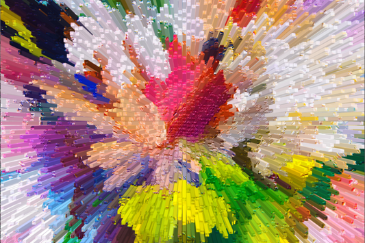 Special order for Loretta: GIGANTIC CUTTING BOARD and Cooktop Cover - Glass Kitchen Board - Paintings Series: Digital flower painting