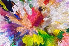 Special order for Loretta: GIGANTIC CUTTING BOARD and Cooktop Cover - Glass Kitchen Board - Paintings Series: Digital flower painting