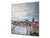 Soporte de vidrio - Placa para salpicaduras de fregadero ; Serie ciudades BS25  Panorama de la ciudad 7