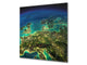 Paraschizzi fornelli vetro temperato – Pannello in vetro – Paraspruzzi lavandino BS25 Serie città:  Earth From Space 2