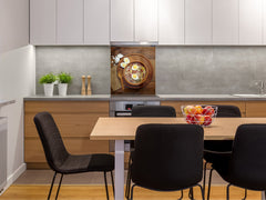 Printed tempered glass backsplash – BS23 European tradicional food Series: Sour Soup With Egg  1