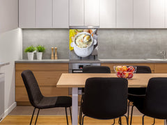 Printed tempered glass backsplash – BS23 European tradicional food Series: Sour Soup With Egg  3