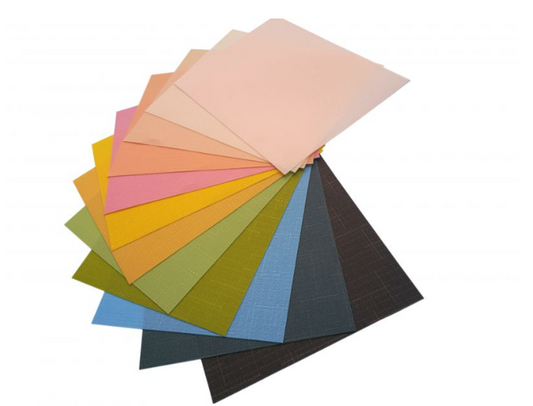 Pleated blinds - Material and colour samples