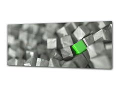 Modern Glass Picture 125x50 cm (49.21” x 19.69”) – Design 1