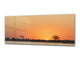 Cadre moderne sur verre 125 x 50 cm – Le coucher du soleil 1