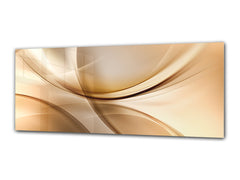 Cuadro de cristal moderno 125x50 cm (49,21 "x 19,69") - Arte abstracto. 2