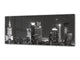 Modernes Glasbild 125 x 50 cm –  Stadt durch Nacht 3