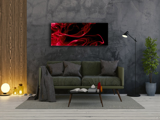 Cuadro de cristal moderno 125x50 cm (49,21 "x 19,69") - Arte abstracto. 3