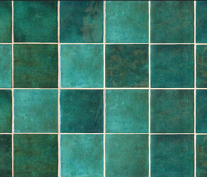 Special order for Juanma: Printed Tempered glass wall art – Glass kitchen backsplash NBS05 Textures and tiles 1 Series: Green vintage ceramic tiles 3