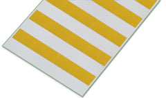 Glass kitchen panel with and w/o stainless steel back-coating: Shabby golden texture