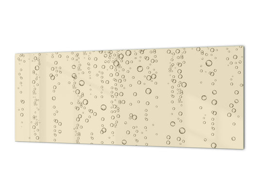 Stunning glass wall art - Wide format  backsplash with magnetic properties: Fizzy vector sparkles