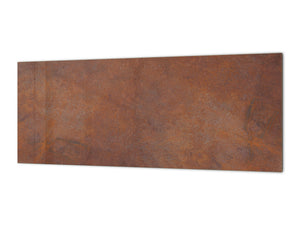Wide format Wall panel with magnetic and non-magnetic metal sheet backing: Rusted Grunge texture