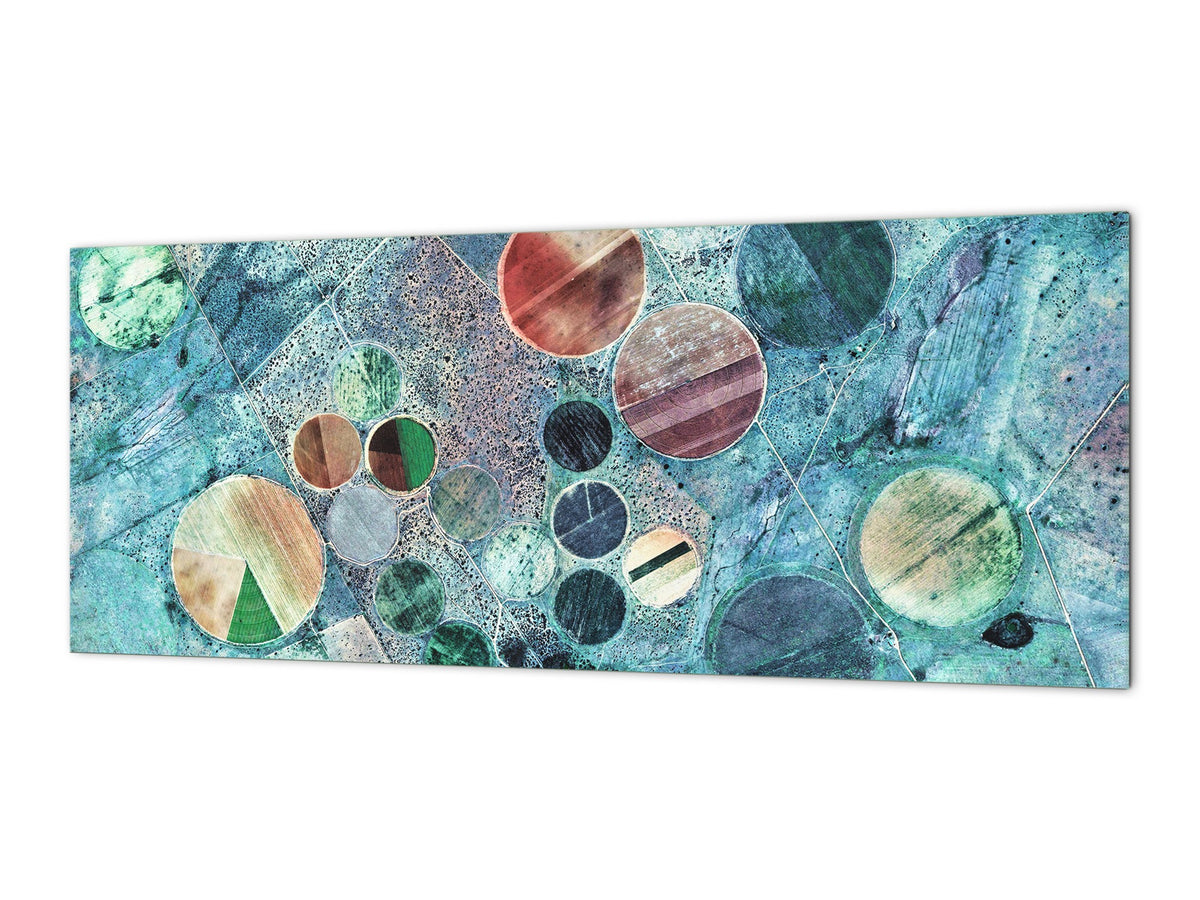 Tempered Glass magnetic and non magnetic splashback in wide-format: Deserts of Africa from the air