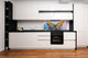 Tempered Glass magnetic and non magnetic splashback in wide-format: Buttefly high