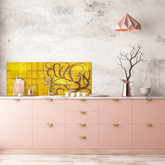 Wide format Wall panel with magnetic and non-magnetic metal sheet backing: Tree Weird