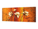 Wide format Wall panel with magnetic and non-magnetic metal sheet backing: Flower power