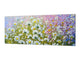 Wide format Wall panel with magnetic and non-magnetic metal sheet backing: Fresh flowers oil on canvas
