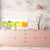 Tempered Glass magnetic and non magnetic splash-back in wide-format: Collage of mixed color fruits 3