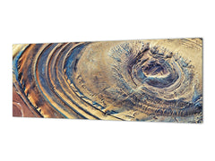 Tempered Glass magnetic and non magnetic splash-back in wide-format: Deserts of Africa - aerial view