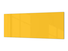Tempered glass wall panel with or without metal backing: Medium Yellow