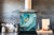 Glass kitchen backsplash – Tempered Glass splashback – Photo backsplash NBS03 Colourful abstractions Series: New ocean briefing
