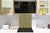 Printed Tempered glass wall art – Glass kitchen backsplash NBS05 Textures and tiles 1 Series: Tiny golden tiles