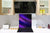 Unique Glass kitchen panel – Tempered Glass backsplash – Art design Glass Upstand NBS09 Colourful Variety Series: Purple fabric 1