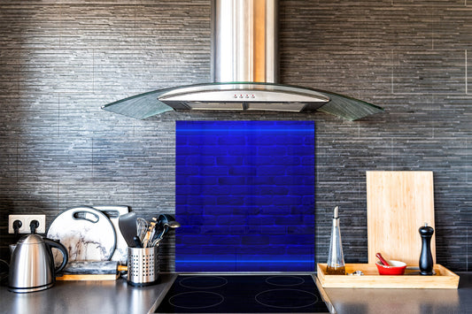 Printed Tempered glass wall art – Glass kitchen backsplash NBS05 Textures and tiles 1 Series: Neon light