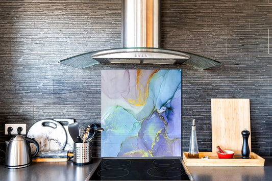 Glass kitchen backsplash – Tempered Glass splashback – Photo backsplash NBS03 Colourful abstractions Series: Colorful abstraction 1