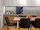 Glass kitchen backsplash – Tempered Glass splashback – Photo backsplash NBS10 Decorative Surfaces Series: Luxury blue panels