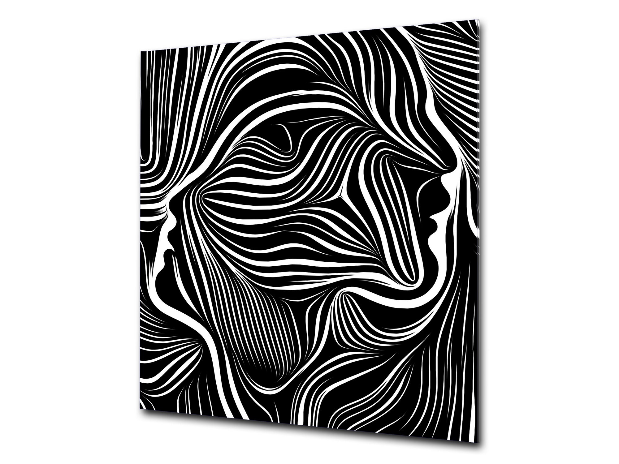 Printed Tempered glass wall art – Glass kitchen backsplash NBS12 Paintings Series: Human soul