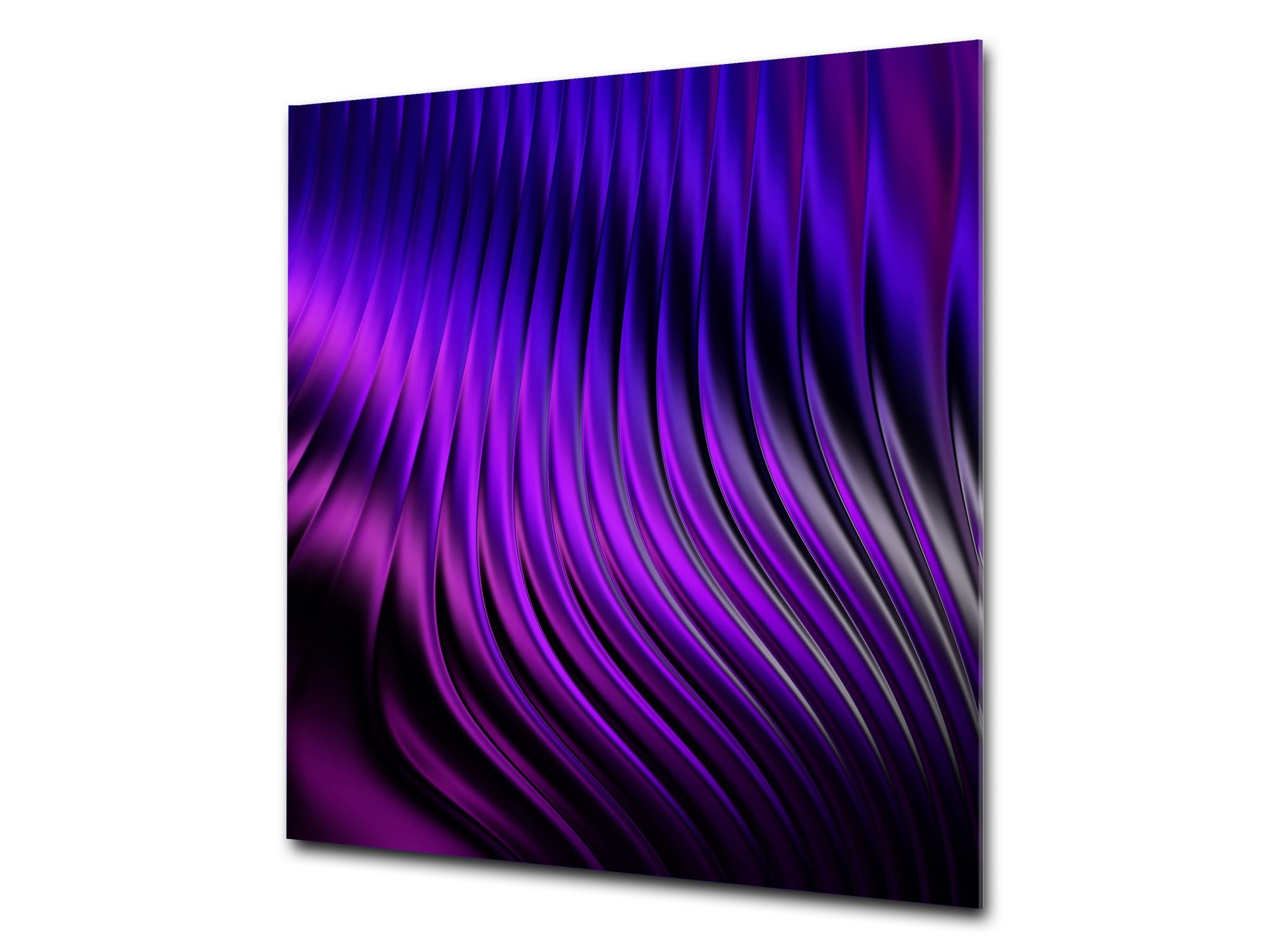 Unique Glass kitchen panel – Tempered Glass backsplash – Art design Glass Upstand NBS09 Colourful Variety Series: Purple fabric 2