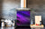Unique Glass kitchen panel – Tempered Glass backsplash – Art design Glass Upstand NBS09 Colourful Variety Series: Purple fabric 2
