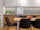 Glass kitchen backsplash – Tempered Glass splashback – Photo backsplash NBS10 Decorative Surfaces Series: Leather tiles