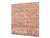 Printed Tempered glass wall art – Glass kitchen backsplash NBS05 Textures and tiles 1 Series: Vintage red brick texture