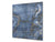 Stylish Tempered glass backsplash – Glass kitchen splashback – Glass upstand NBS01 Marbles 1 Series: Blue marble with light reflections