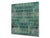 Printed Tempered glass wall art – Glass kitchen backsplash NBS05 Textures and tiles 1 Series: Green vintage ceramic tiles 2