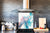 Glass kitchen backsplash – Tempered Glass splashback – Photo backsplash NBS03 Colourful abstractions Series: Abstract fluid art