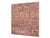 Printed Tempered glass wall art – Glass kitchen backsplash NBS05 Textures and tiles 1 Series: Classic red brick pattern