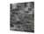Printed Tempered glass wall art – Glass kitchen backsplash NBS05 Textures and tiles 1 Series: Dark grey marble tiles