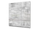 Printed Tempered glass wall art – Glass kitchen backsplash NBS05 Textures and tiles 1 Series: Grey irregularity 2