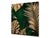 Toughened glass backsplash – Art glass design printed glass splashback NBS11 Tropical Leaves Series: Creative nature