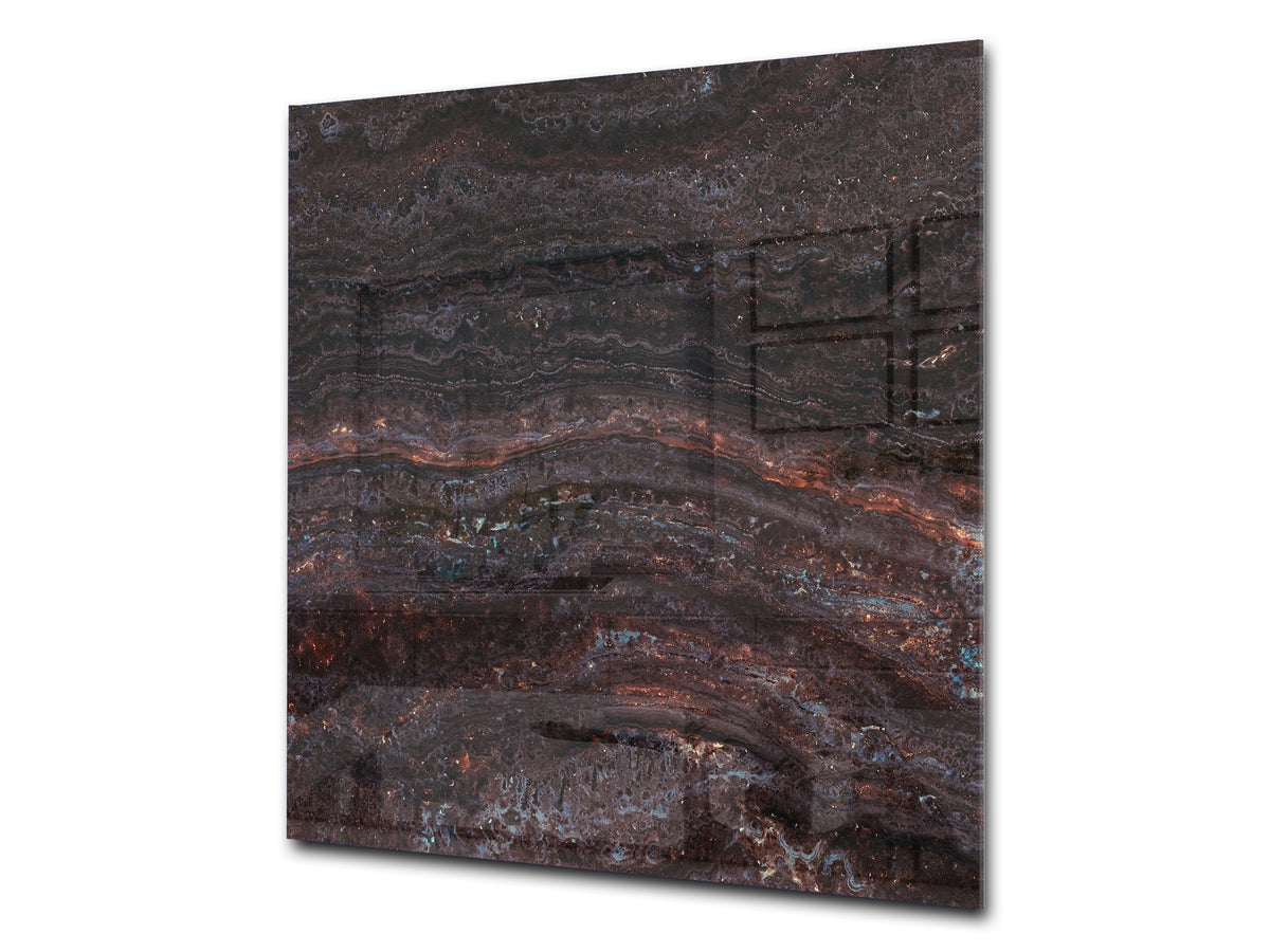 Unique Glass kitchen panel – Tempered Glass backsplash – Art design Glass Upstand NBS02  Marbles 2 Series: Italian marble