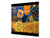 Printed Tempered glass wall art – Glass kitchen backsplash NBS12 Paintings Series: Abstract painting composition